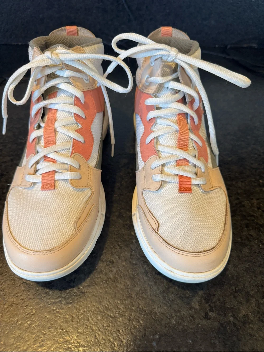 Sorel Women's Peach and Cream Athletic Sneakers